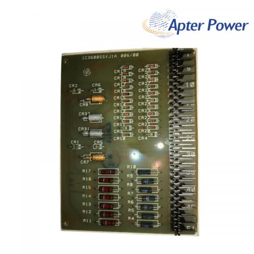 IC3600SSVJ1  Servo Valve Protection Card